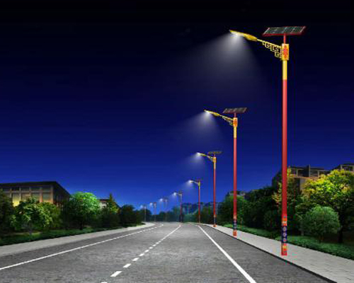 七里河民族特色路灯