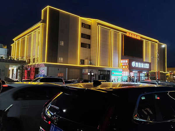 七里河楼体亮化